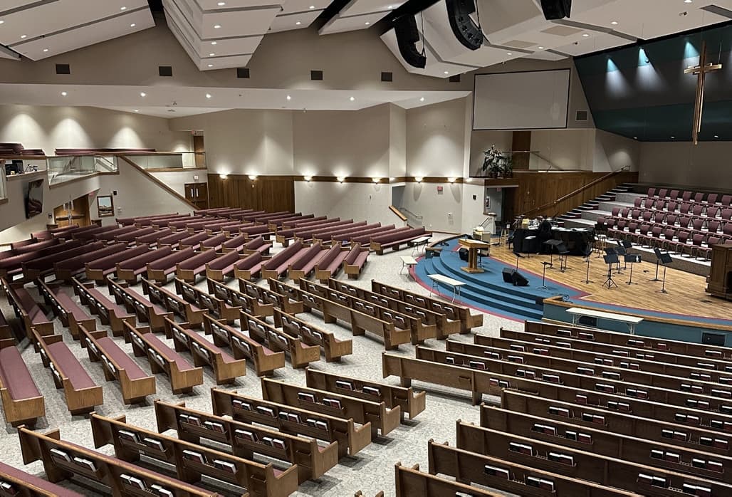 First Evangelical Free Church LED Lighting Retrofit, after