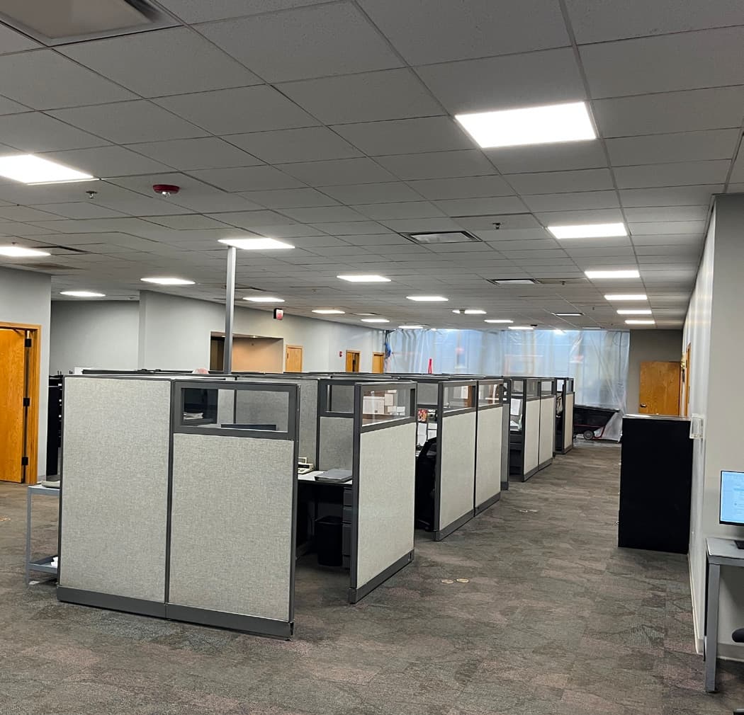 Modern Equipment Company Lighting Retrofit, after