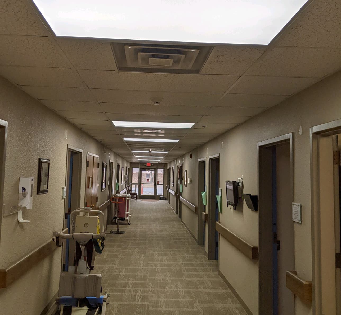 Oakland Heights Nursing Home Lighting Upgrade, before